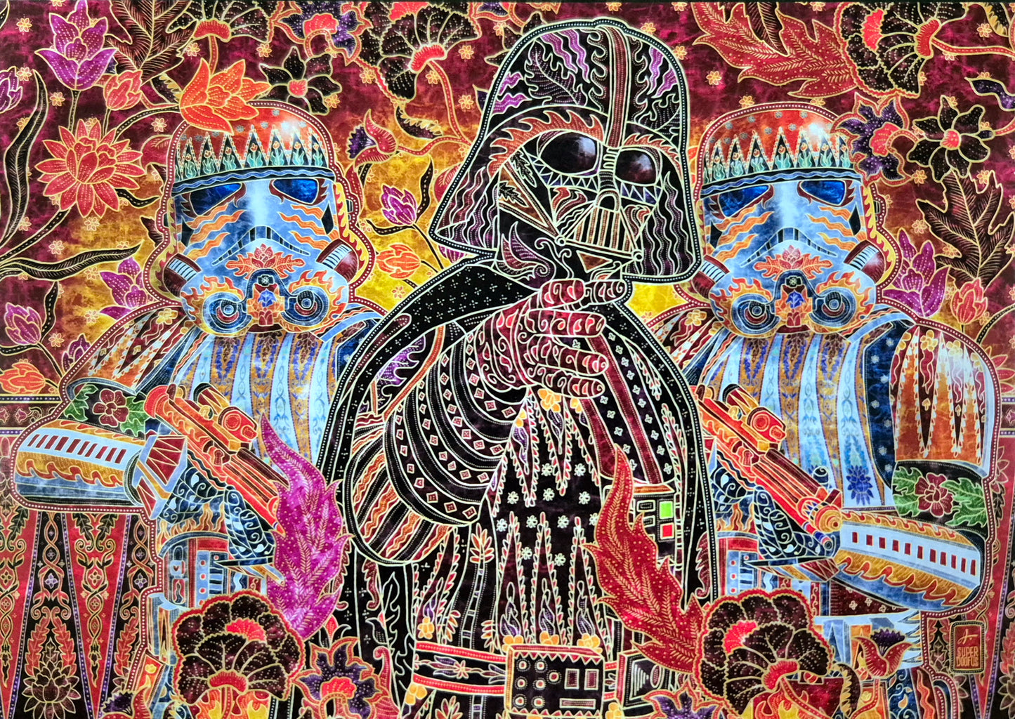 Arif Rafhan: Star Wars A5 Print: Darth Vader & Stormtroopers