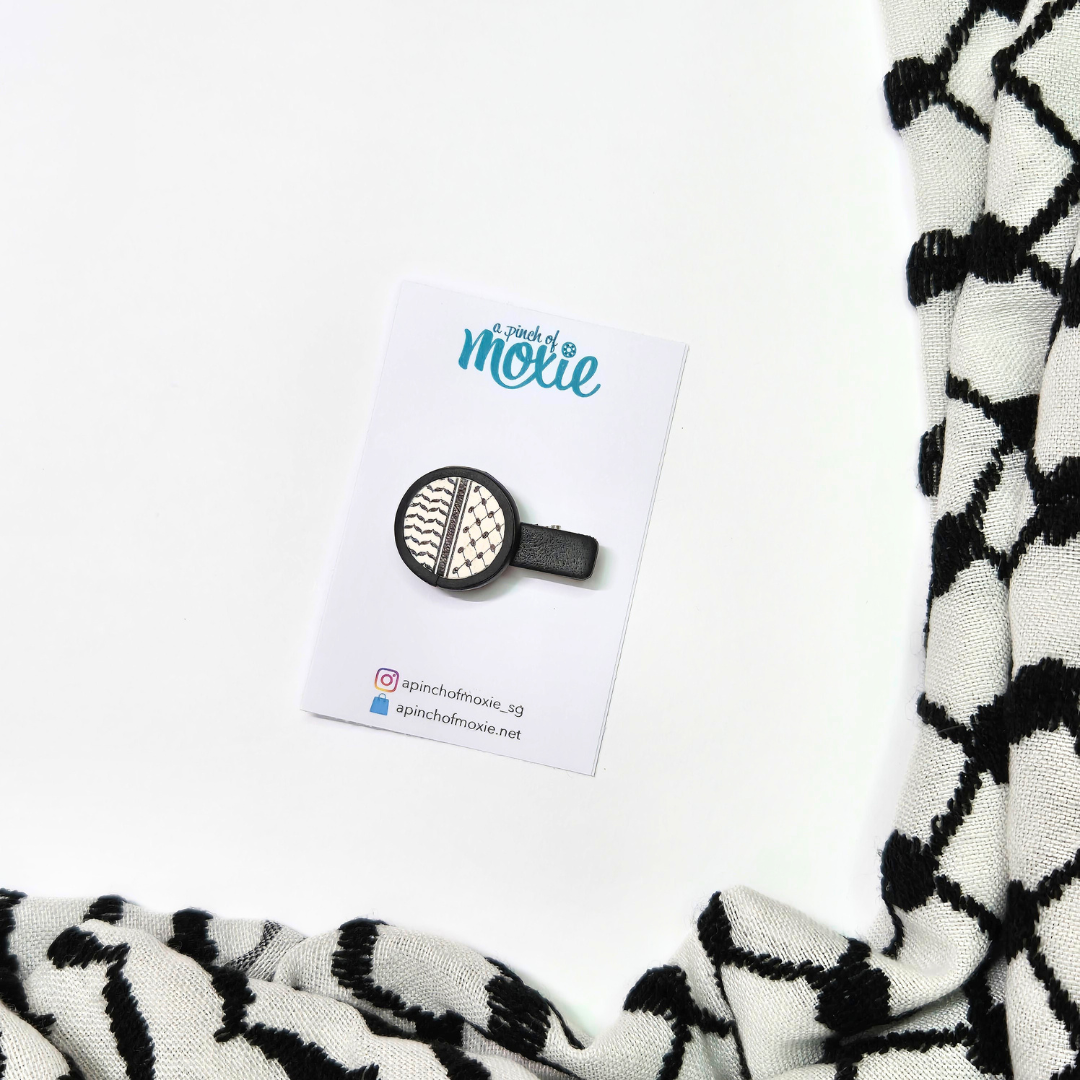 Short Hair Clip: Keffiyeh