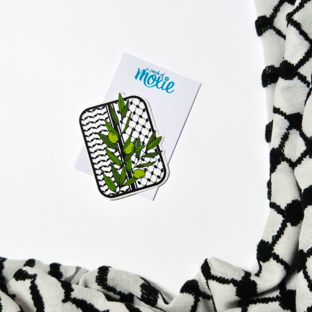 Sticker: Keffiyeh | Olives
