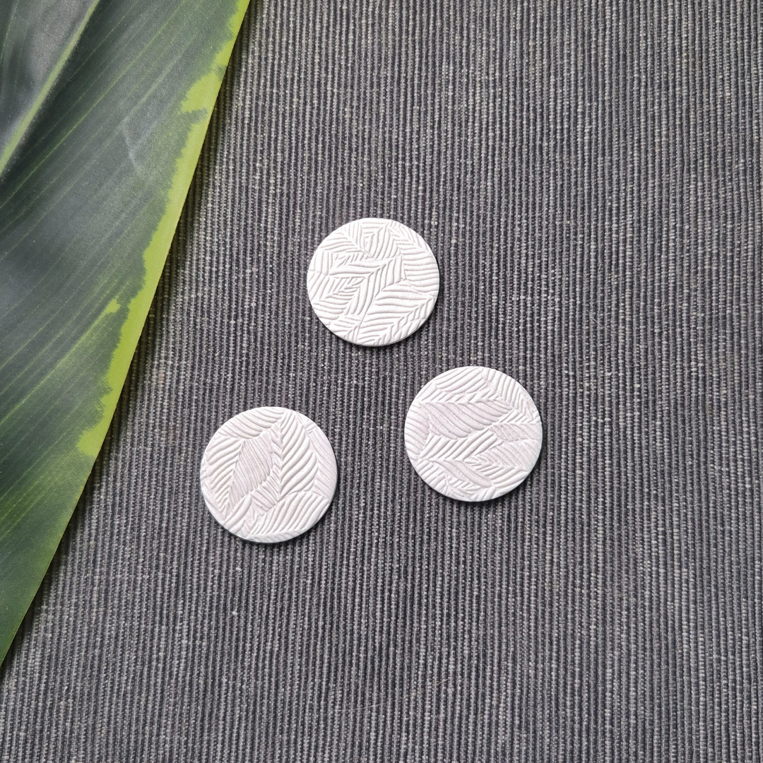 Elements: Leaves (Large) - White