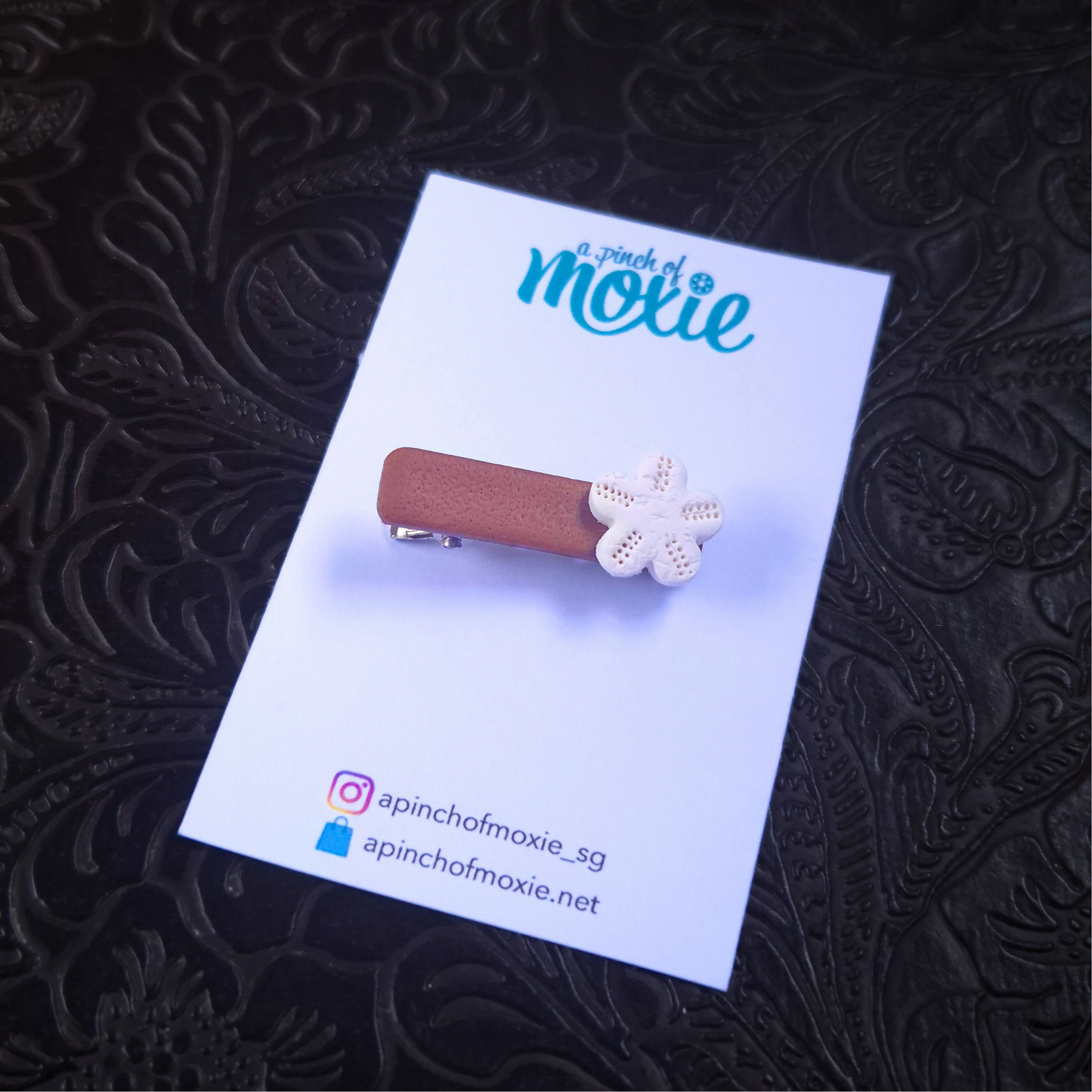 Festive Treats: Kuih Bangkit Mini Hair Clip