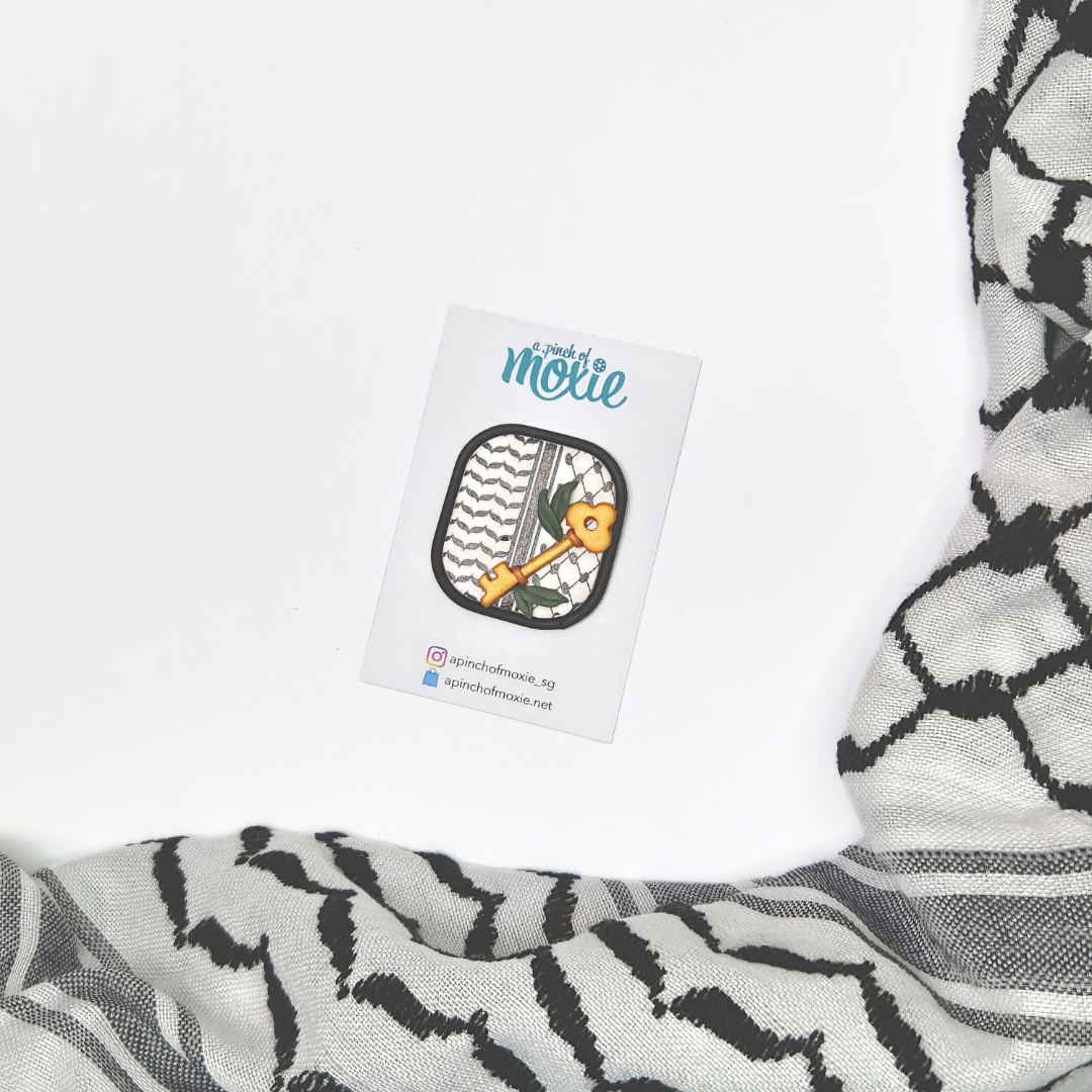 Keffiyeh | Key: Regular Brooch (INSTOCK)