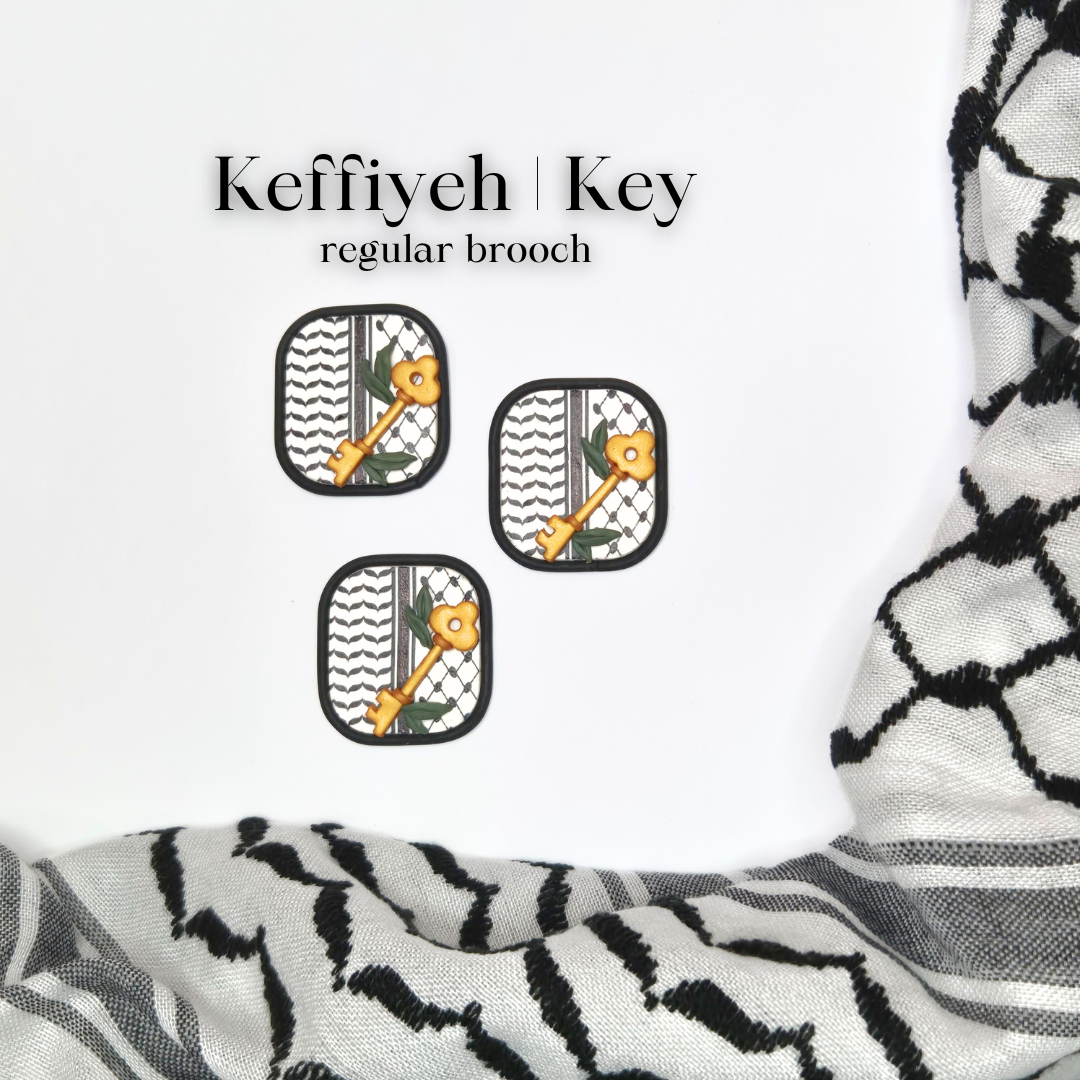 Keffiyeh | Key: Regular Brooch (INSTOCK)