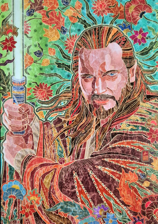 Arif Rafhan: Star Wars A5 Print: Qui-Gon Jinn