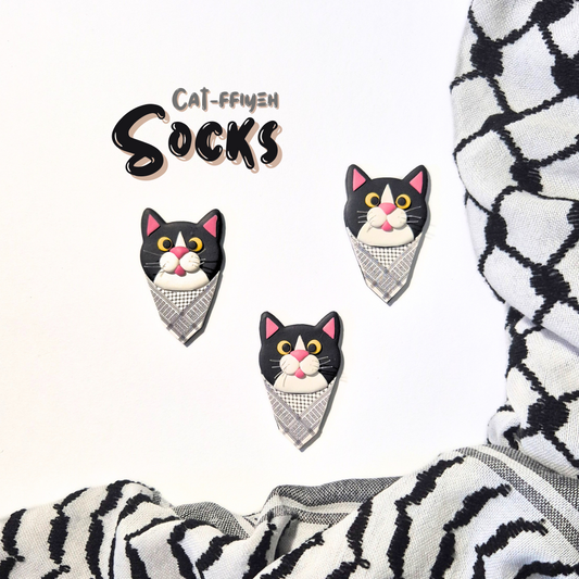 Cat-ffiyeh: Socks