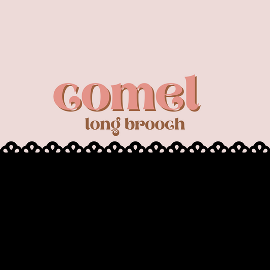 Comel: Long Brooch