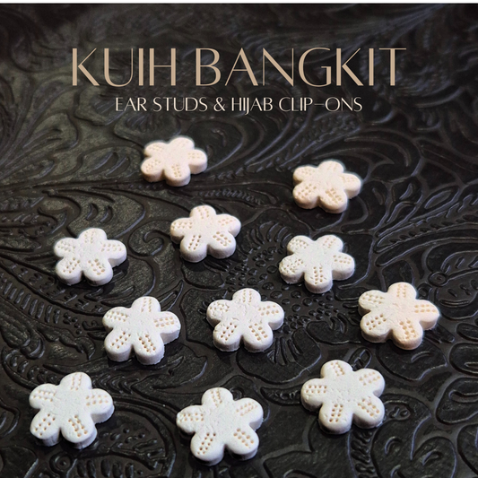 Festive Treats: Kuih Bangkit Ear Accessories