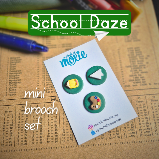 School Daze: Mini Brooch Set