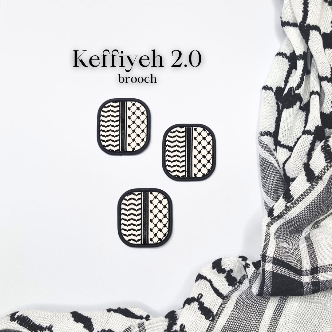 Keffiyeh 2.0 Brooch (INSTOCK)