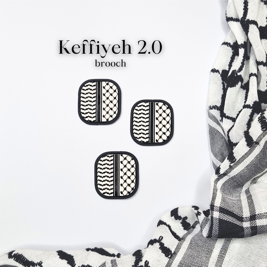 Keffiyeh 2.0 Brooch (INSTOCK)