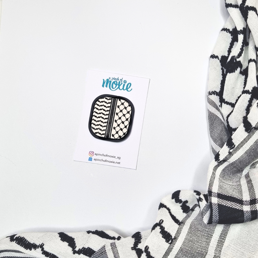 Keffiyeh 2.0 Brooch (INSTOCK)